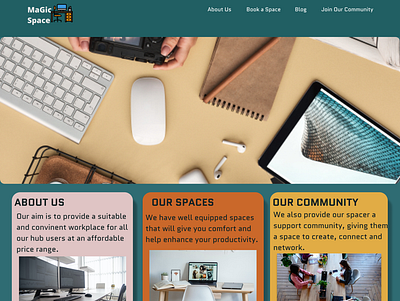 MaGic Space (Hublet) branding demo design graphic design logo ui ux website