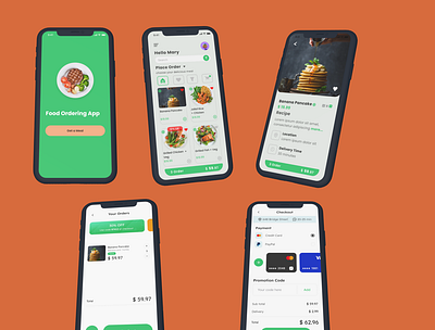 FOOD ORDERING APP app branding design ui ux website
