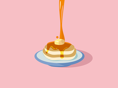 Pancake food graphic illustration pancake