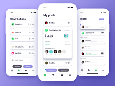 Money Pooling App Concept 2