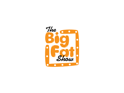 The Big Fat show branding broadway lights logo show vanity mirror