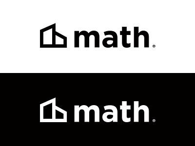 math architecture branding icon iconic logo logos perspective