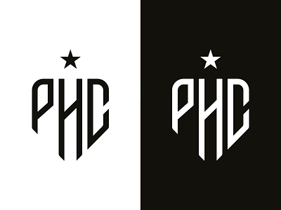 PHC branding icon logo shape shield soccer sport sports star