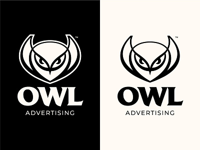OWL V.2 agency badge branding icon identity logo owl