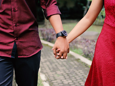 Romantic young couple