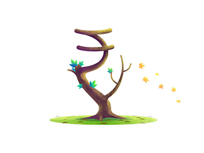 Rupee Tree Illustration