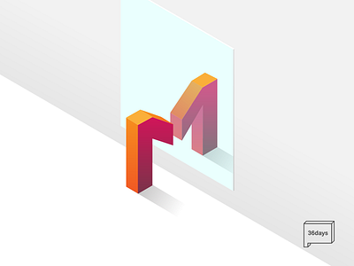 M is for Mirror - 36 days of type