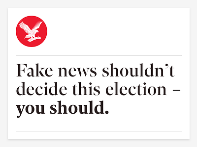 Fake news shouldn't decide this election – you should. election fake news general election 2017 independent media newspaper