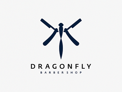 Dragonfly barber / logo idea barber barber shop dragonfly