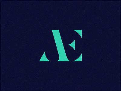 AE monogram ae letter monogram