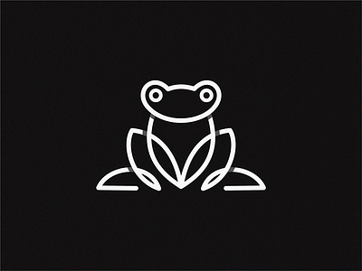 frog frog logo frog prince line