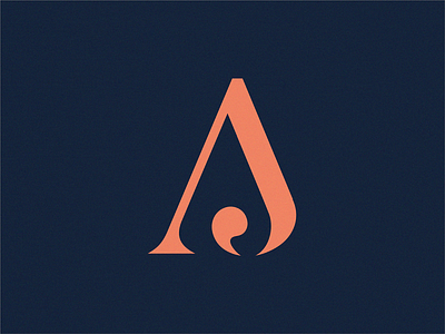 AJ aj monogram logo