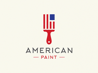 American paint american american flag brush. paint painting