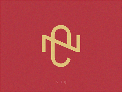 N + e e monogram monogram design monogram letter mark monogram logo n