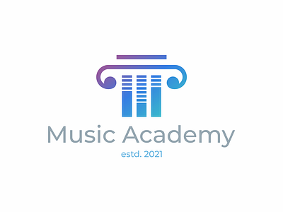 music academy design logo music academy symbol