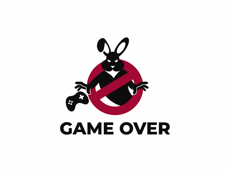 Game Over Skull Vector Icon. Filled Flat Sign For Mobile Concept And Web  Design. Skull With Game Over Text Simple Solid Icon. Symbol, Logo  Illustration. Pixel Perfect Vector Graphics Royalty Free SVG,