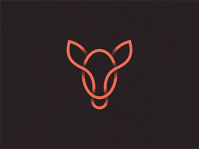 deer deer line logo animals