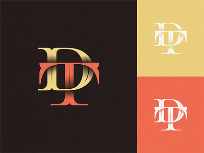 DT/TD monogram dt letter logo monogram td