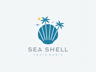 sea shell beach palm sea shell