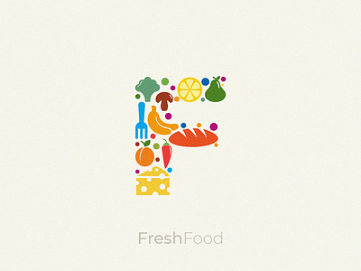 Fresh Food f fresh food letter