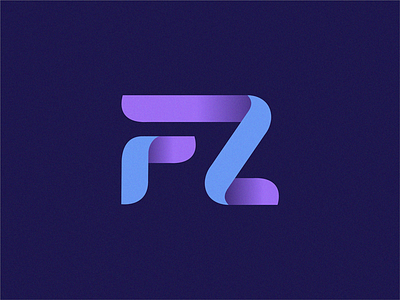 FZ monogram fz letter logo monogram zf