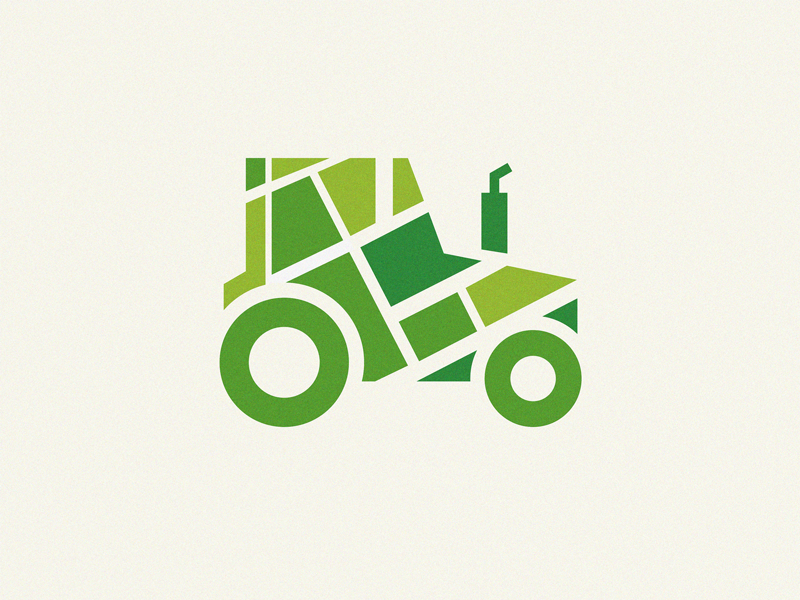 tractor farm by Yuri Kart on Dribbble