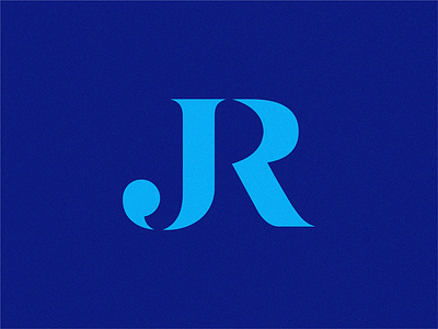 JR jr letter monogram rj