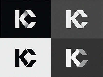 K+C kc letter monogram