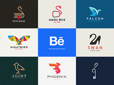 Creative birds logo collection on BEHANCE behance bird logos
