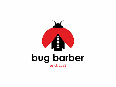 Bug Barber Shop barber bug logo shop