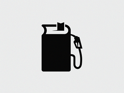 logo concept book fuel petrol