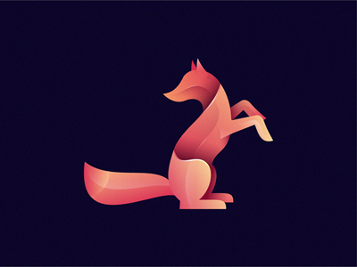 Fox animals fox icon illustration logo