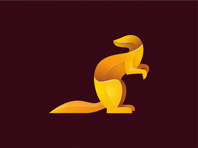 Ferret branding ferret icon illustration logo