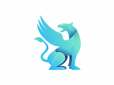 Griffin eagle griffin icon identity illustration lion logo myth