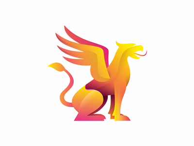 Griffin eagle griffin icon identity illustration lion logo myth