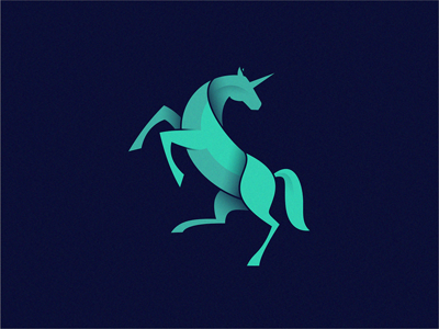 Unicorn branding horse icon logo unicorn