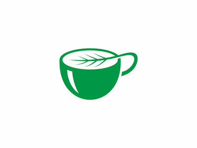 Green tea green icon logo sign symbol tea