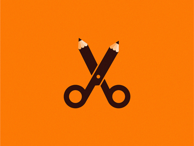 art atelier art atelier logo pencil scissors