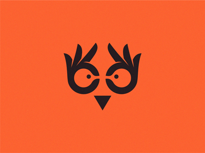 owl / ok bird logo owl symbol