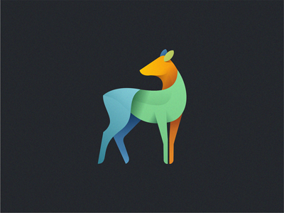 Deer animal deer icon logo