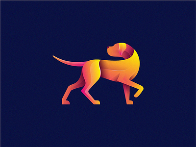 Dog dog icon illustration logo