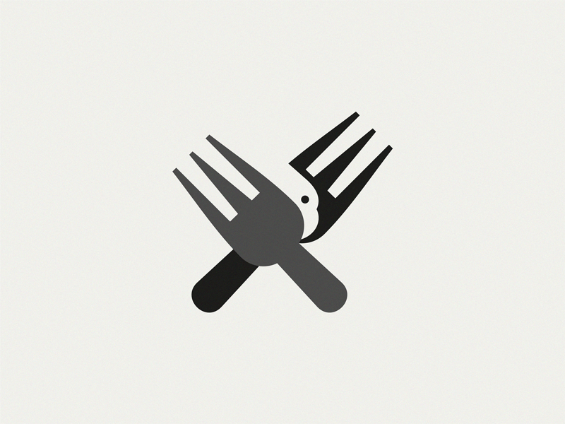 eagle / fork by Yuri Kart on Dribbble