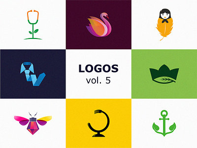 logos vol. 5 collection identity logofolio logopack logos logoset logotypes marks