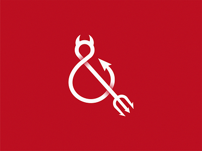 ampersand / devil ampersand logo sign symbol
