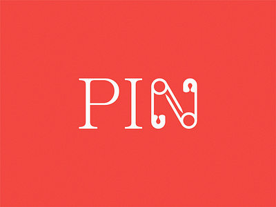 Pin icon logo sign symbol