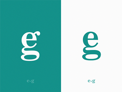 monogram eg icon illustration logo monogram symbol