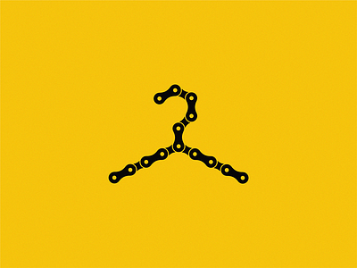 bike hanger icon illustration logo symbol