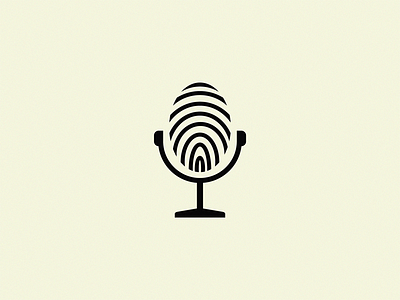 fingerprint icon illustration logo symbol