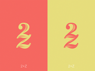 2 / Z icon illustration logo symbol