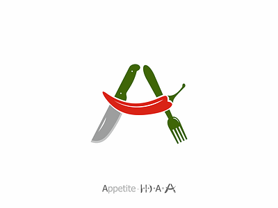 Logo design "Appetite" Mexican food icon logo